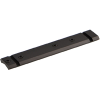 Warne Hunting Rifle Rail Mount Remington 7400 7600 Ring Mount Base 1 Piece - Black Matte Aluminium #A995m