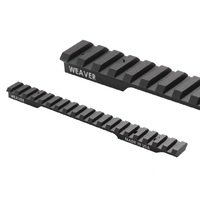 Weaver Extended Multi Slot Rail Rem 700 La 20 Moa Picatinny Bases Mount - Aluminum No Slip #W99502