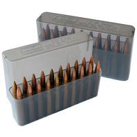 2X Mtm Slip Top Rifle 20 Round Ammo Box .308/.270Win/.30-06/.243Win/25-06+ Smoke