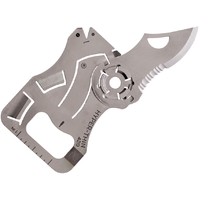 Zootility Wildcard Hyper Thin Wallet Knife Multi Tool Bottle Opener - Stainless Steel #zoo06