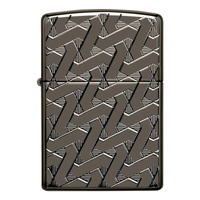 Zippo Black Ice Mesh Armor Lighter - Refillable #91173